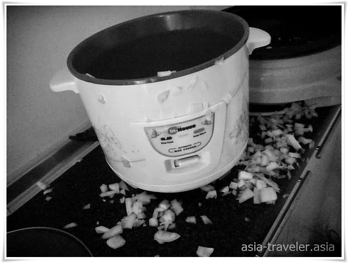 a玉ねぎのみじん切り