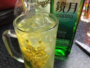 パッションフルーツとお酒