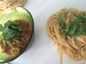 麺とつけ麺カレー