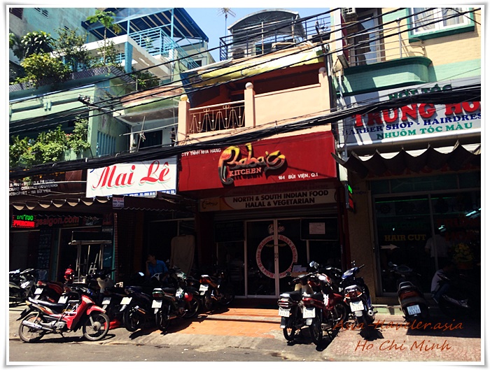 ホーチミン・ブイビエン通りのBaba's Kitchen外観