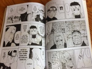 ベトナムのローカルカフェで日本の漫画を発見ナルト