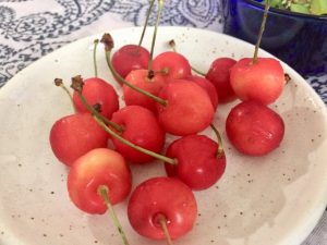 横浜の商店街で買った さくらんぼ久々！美味い秋田県産でした #佐藤錦