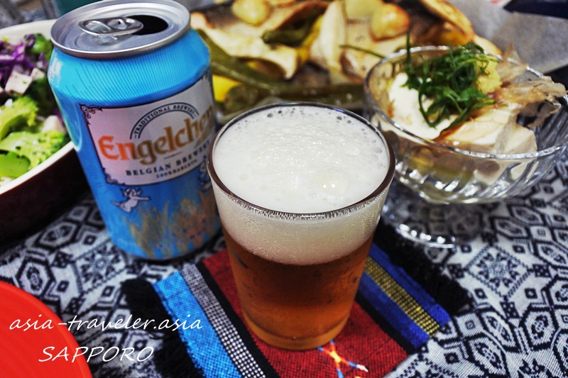 エンゲルヒェンビールと青鱒オーブン焼きで晩酌