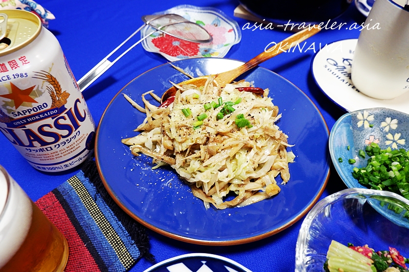 ごぼうとキャベツのアンチョビ炒め