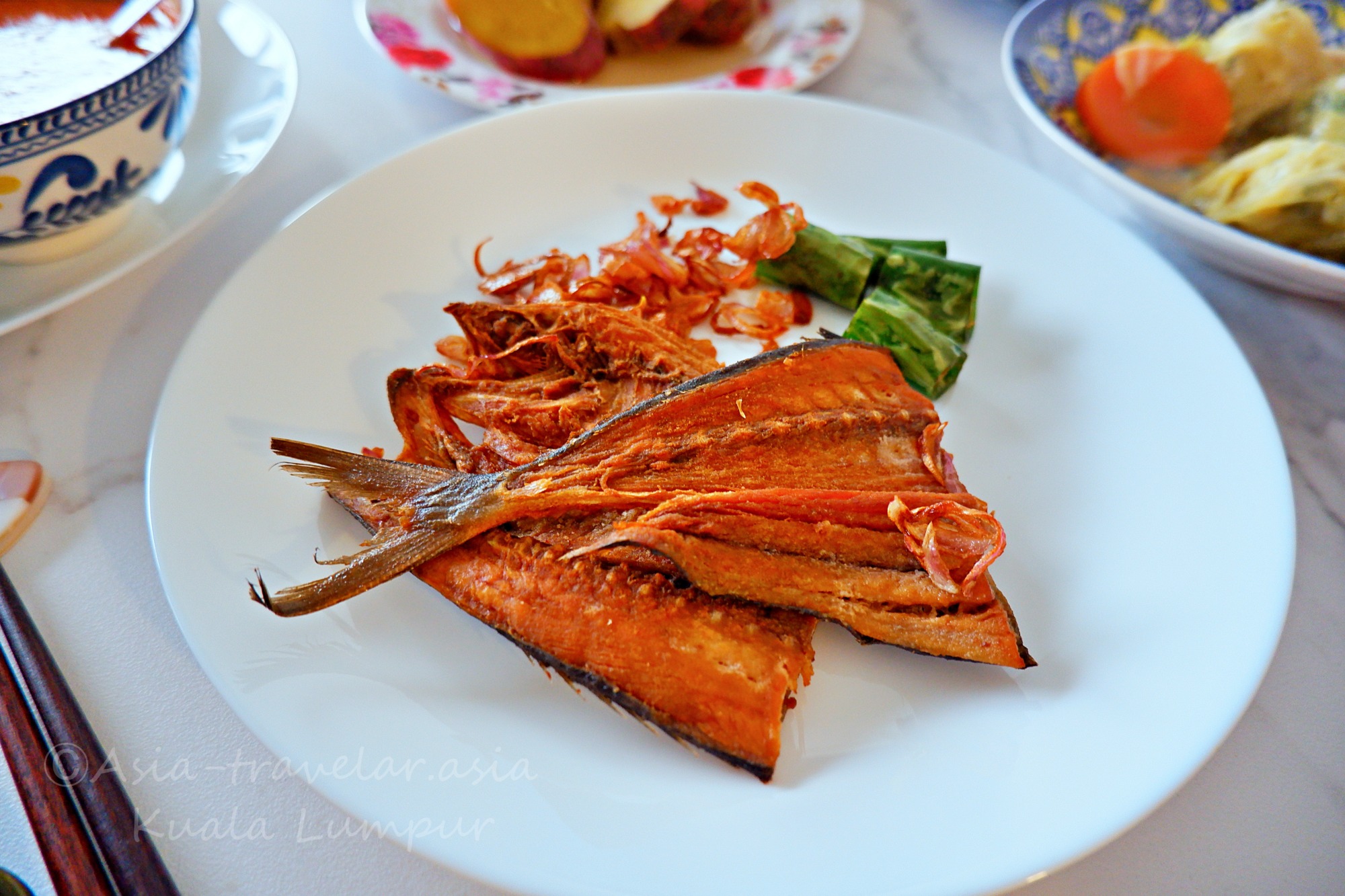 クアラルンプールで購入したIkan Masin Talangの唐辛子炒め