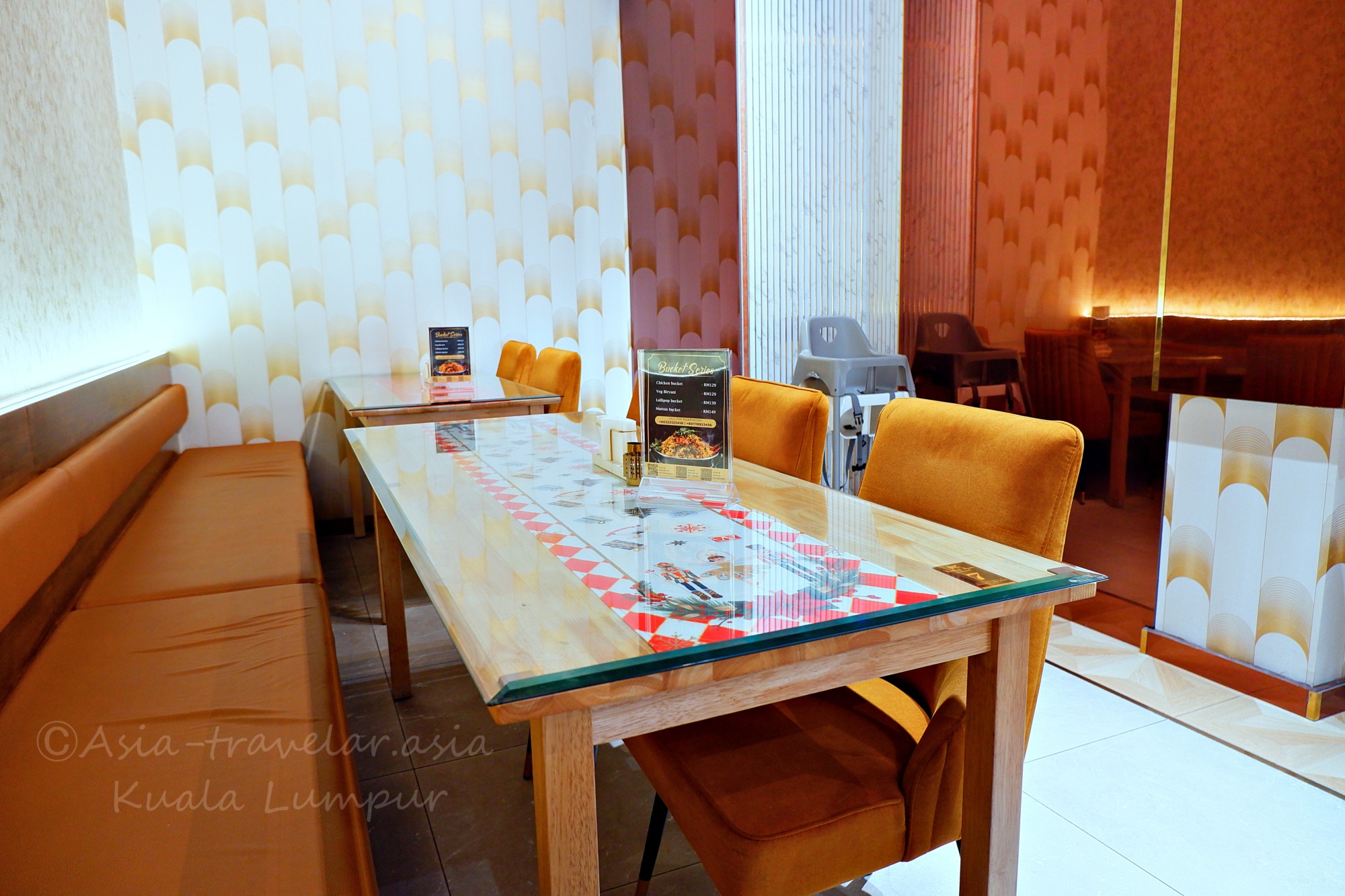 クアラルンプール「HERITAGE HOUSE」落ち着いた雰囲気の店内席