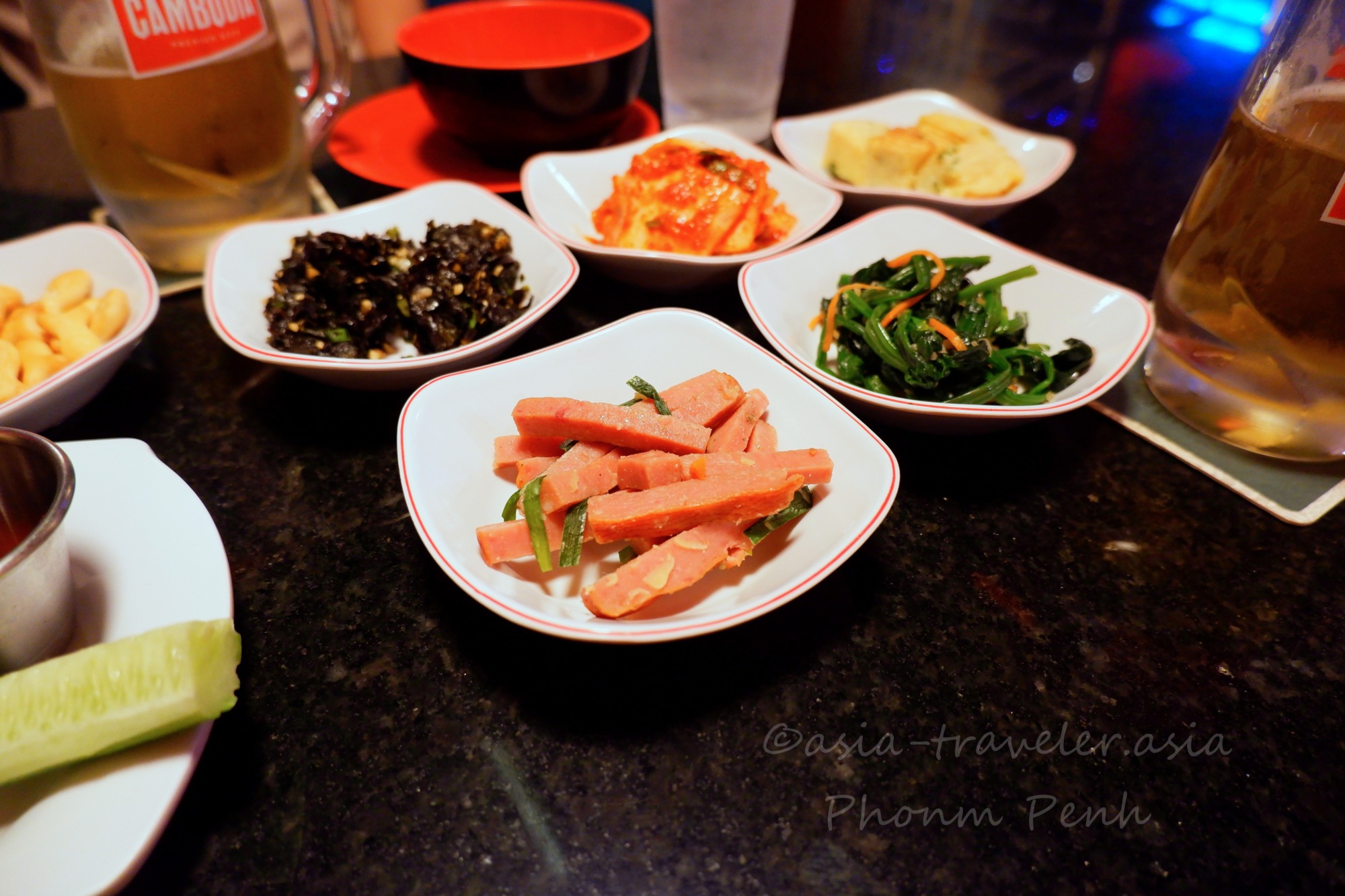 プノンペン　韓国バー