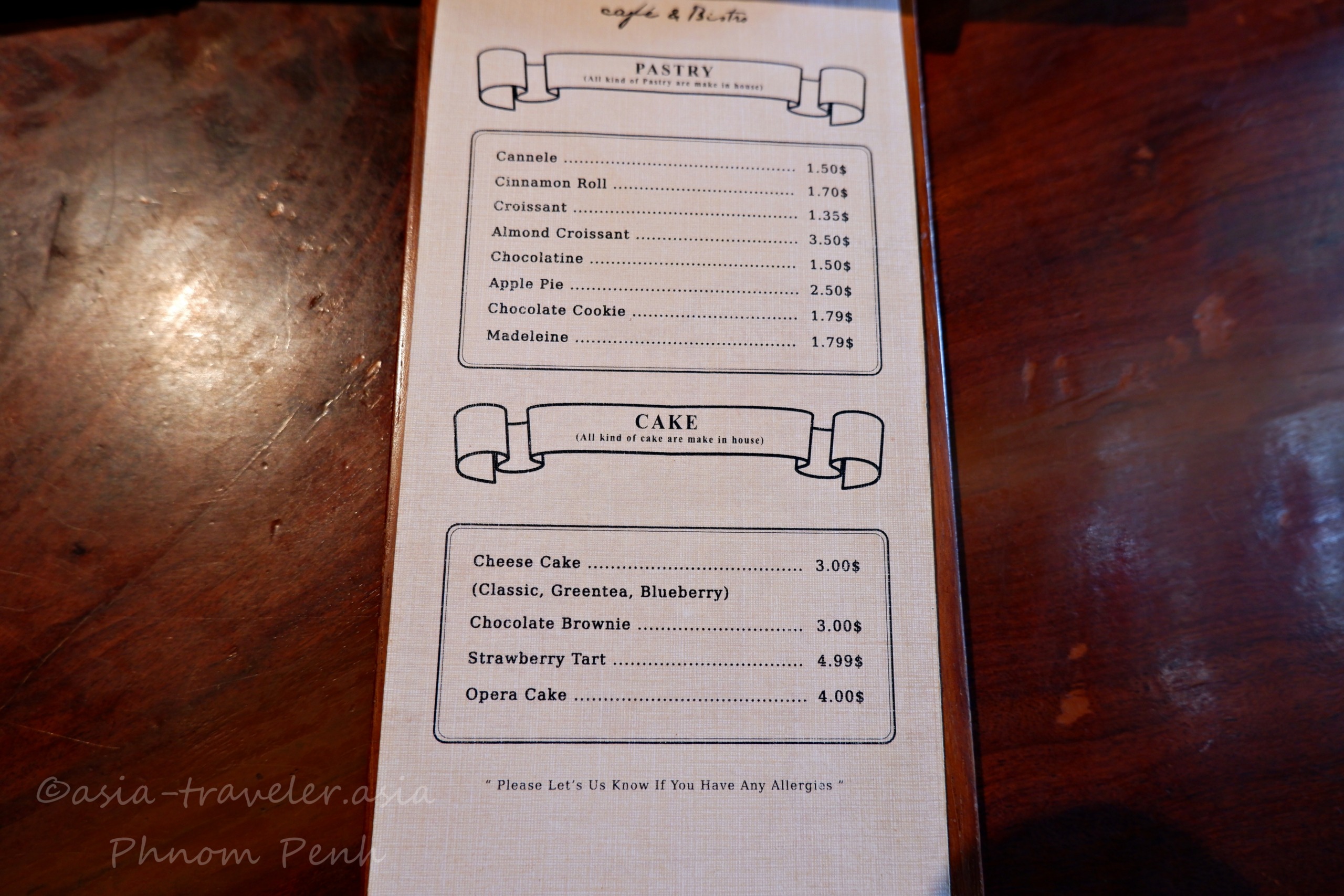 プノンペン・カフェ LA. CHRONIQUE