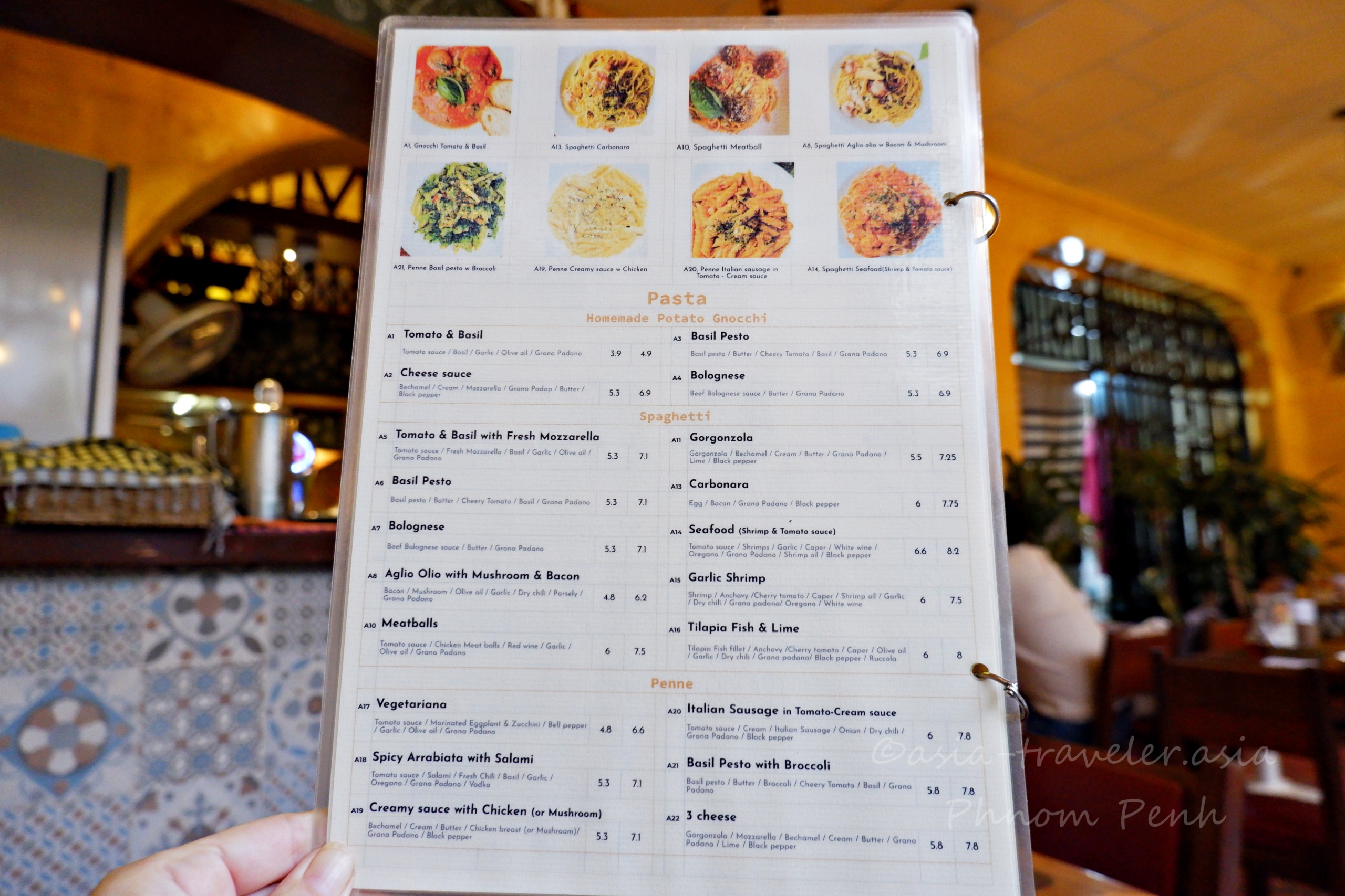 プノンペン 日系イタリアン