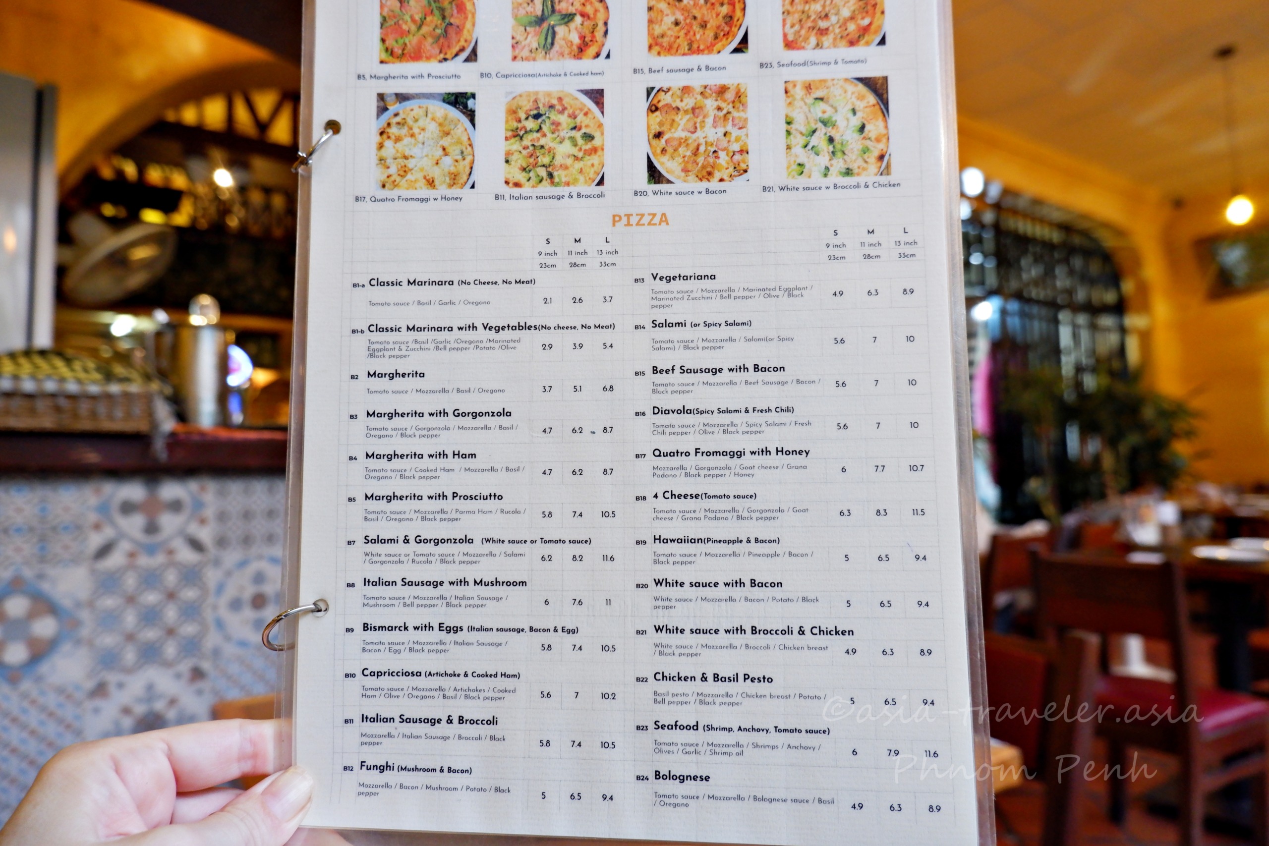 プノンペン 日系イタリアン