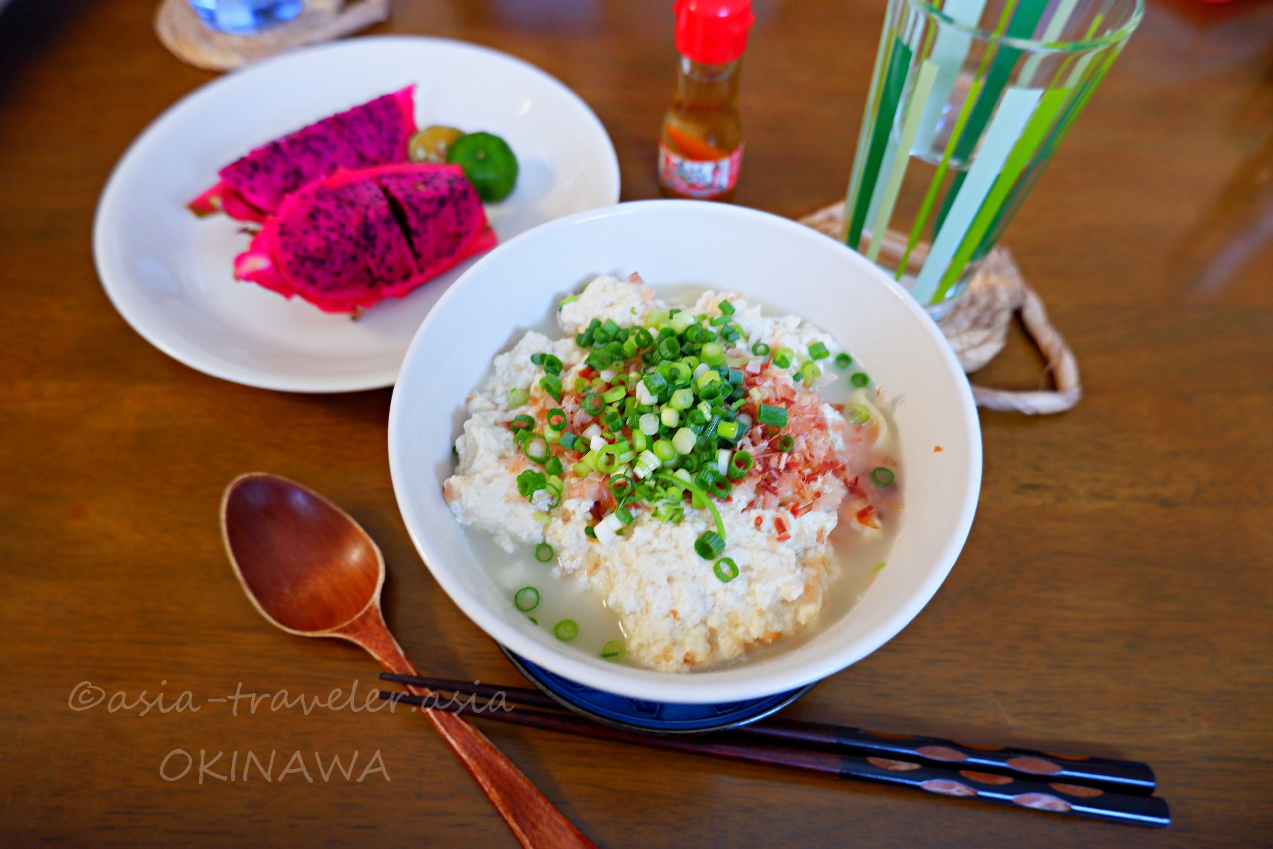 丸津食品のゆし豆腐を使ったおうち沖縄そば