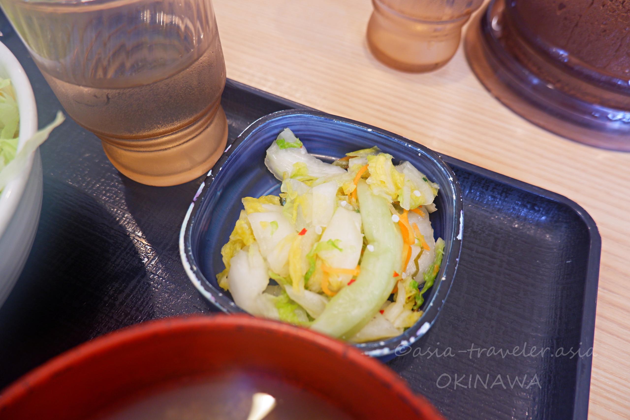 吉野家のお新香セット・白菜漬け小鉢