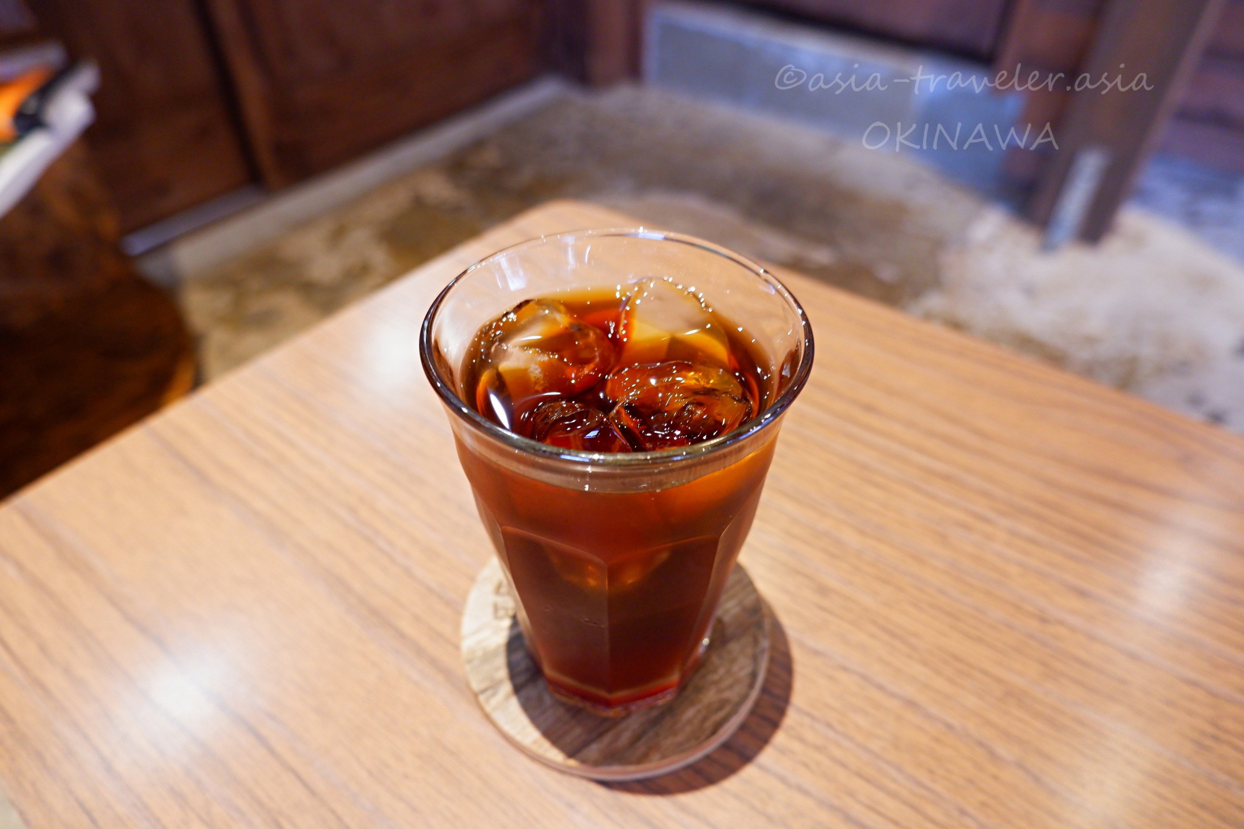 那覇・栄町市場のCOFFEE potohotoの水出しアイスコーヒー