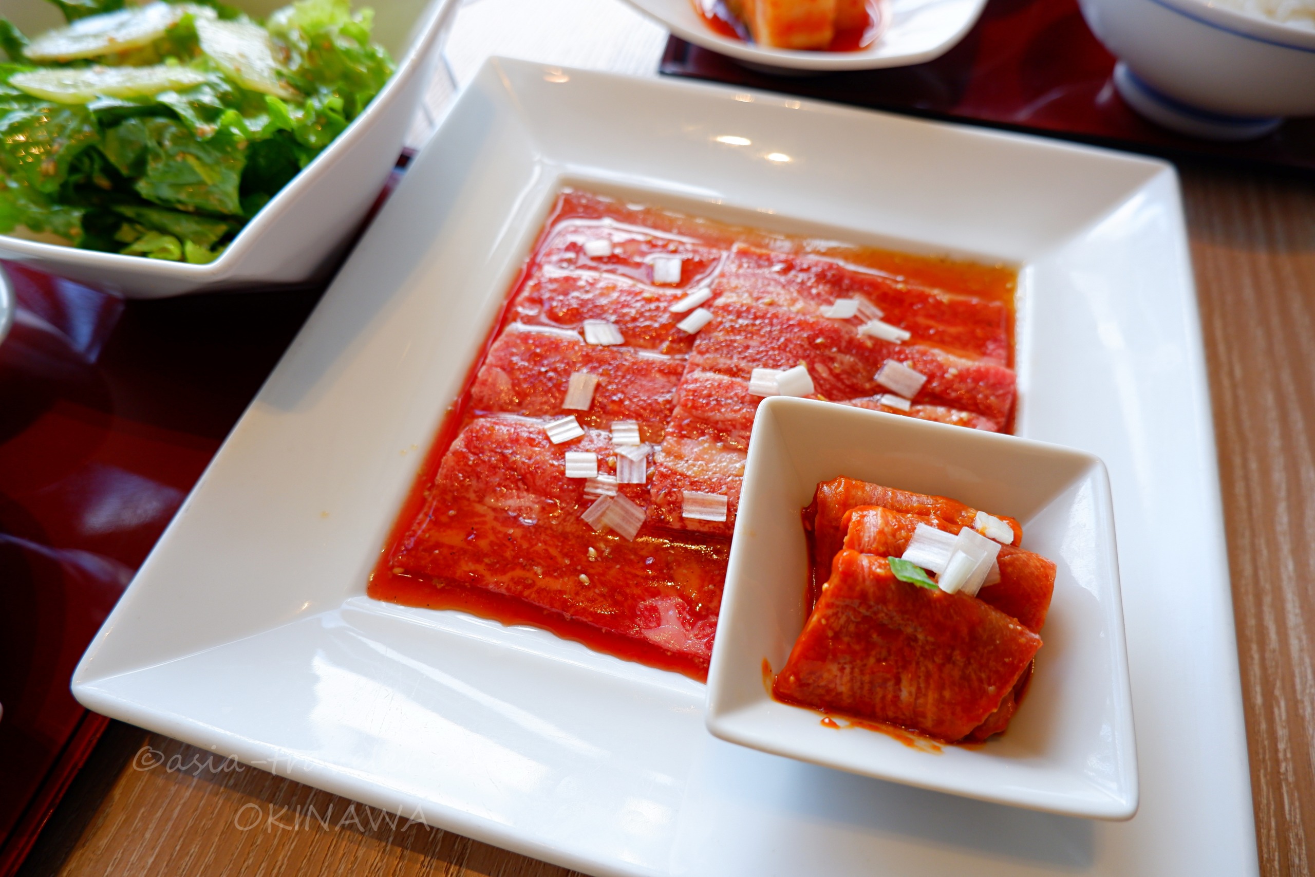 叙々苑のたんざくタン味噌だれ焼きアップ